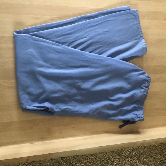Lightweight Light Blue Scrub Pants - Picture 2 of 5